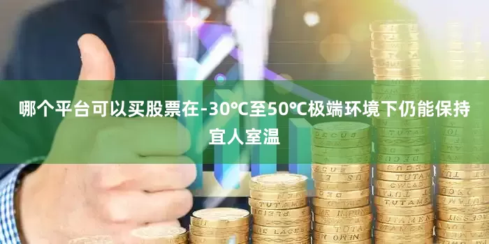 哪个平台可以买股票在-30℃至50℃极端环境下仍能保持宜人室温